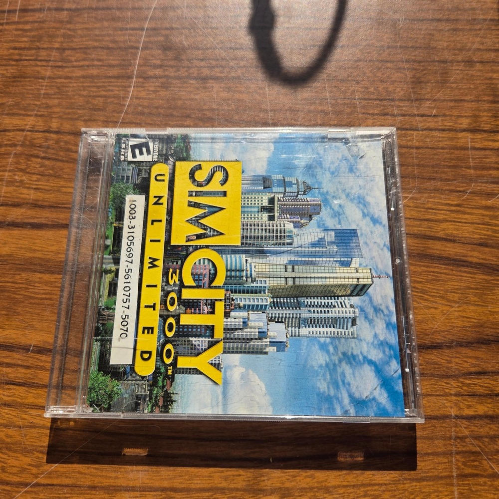SimCity 3000 Unlimited PC Game Jewel Case Edition Maxis Electronic Arts 2000
